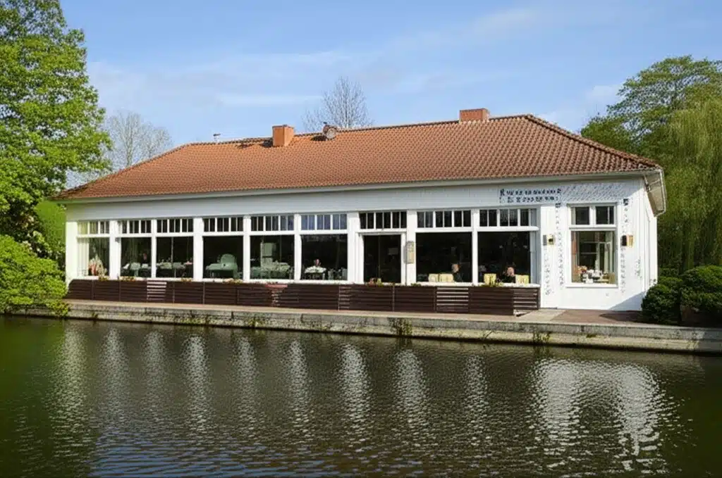Restaurant Furesøbad 1 Restaurant Furesøbad: Udsigt over søen og lækker mad