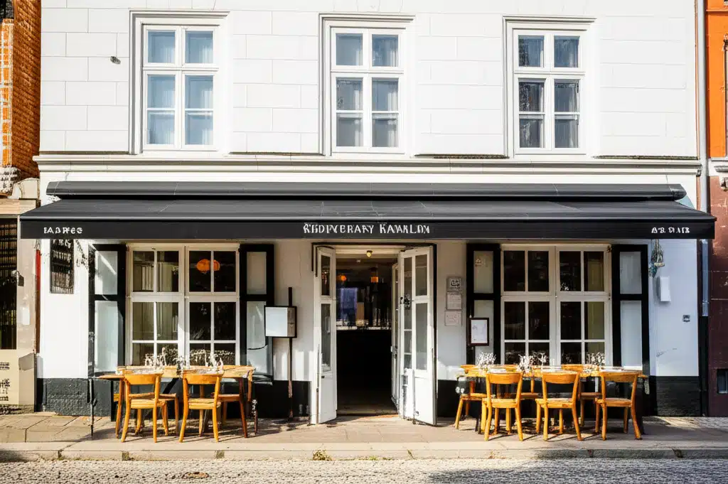 Restaurant Kanalen 1 Restaurant Kanalen: Dejligt sted ved vandet i København