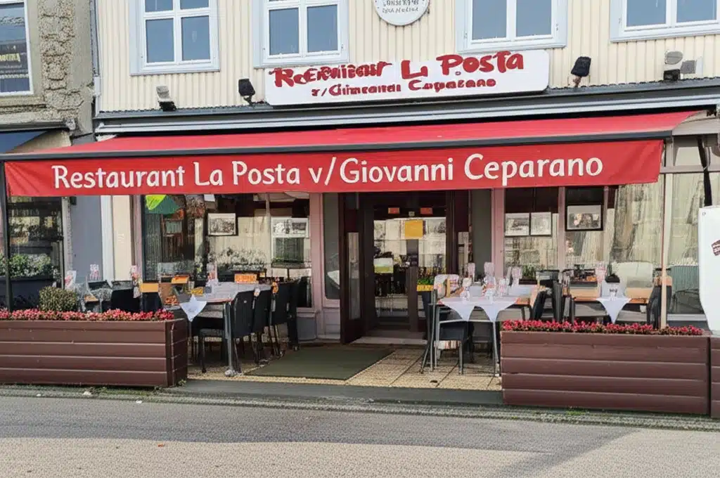 Restaurant La Posta v/Giovanni Ceparano 1 Restaurant La Posta v/Giovanni Ceparano: Italiensk gastronomi i hjertet af byen