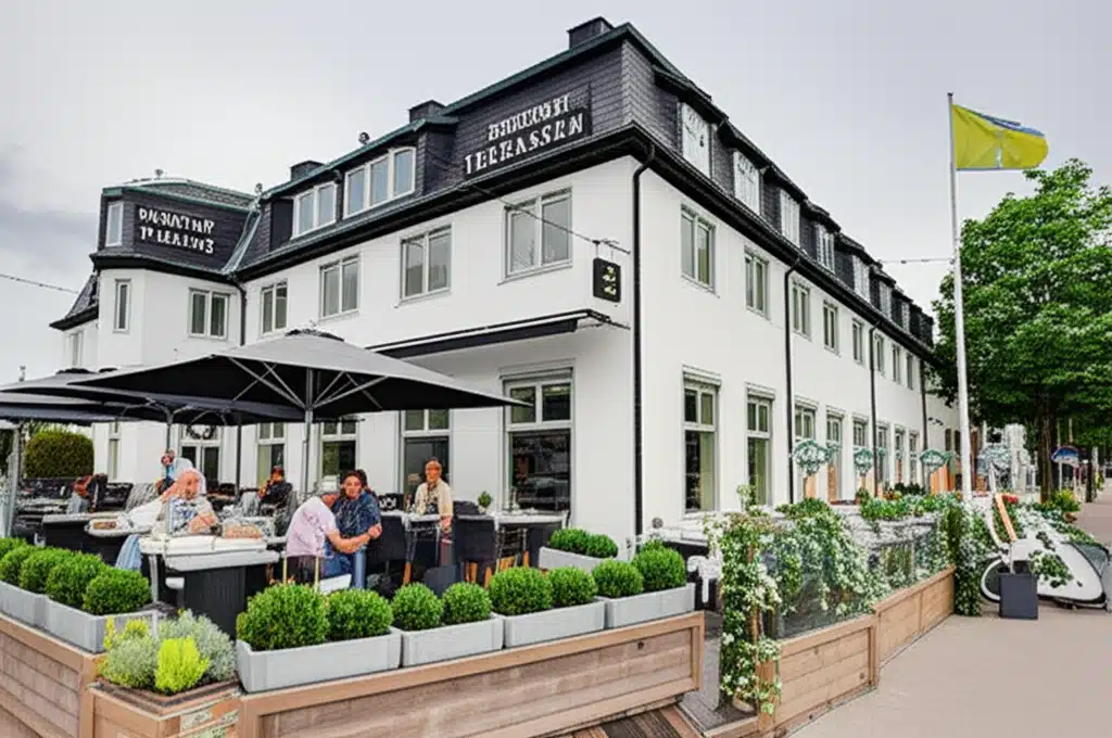 Restaurant Terrassen 1 Restaurant Terrassen: Udforsk vores hyggelige udendørs spisested