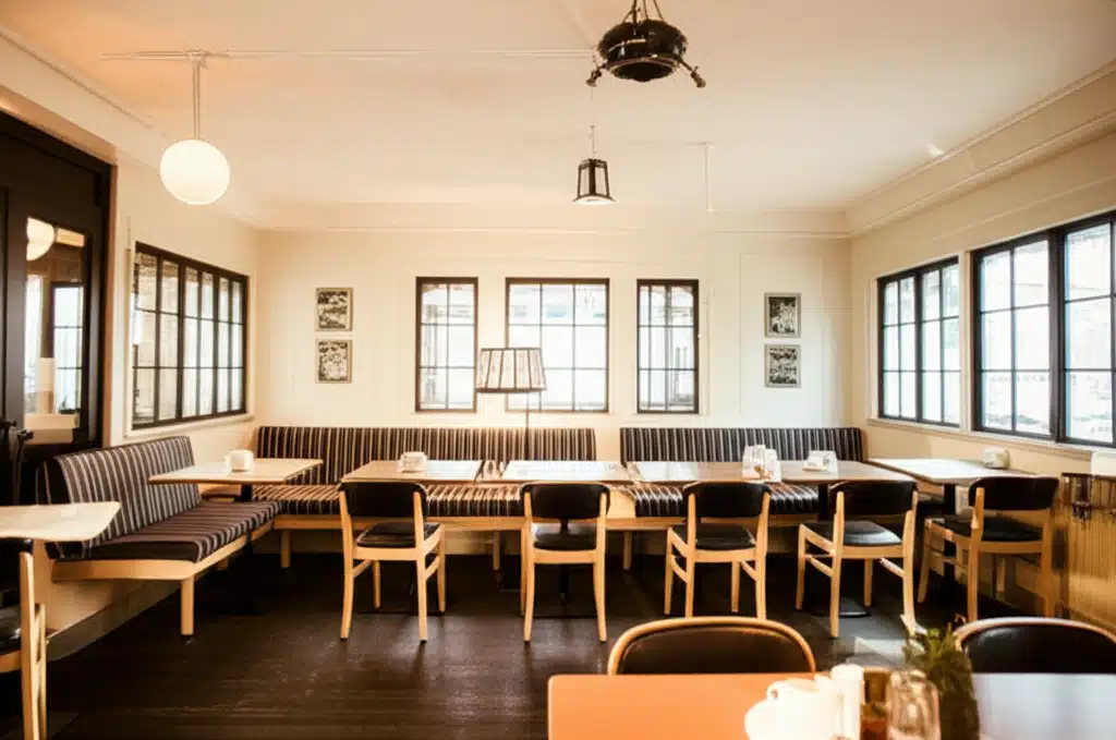 Café Retro Brøns Kro 1 Retro café atmosfære på Brøns Kro - en hyggelig oplevelse