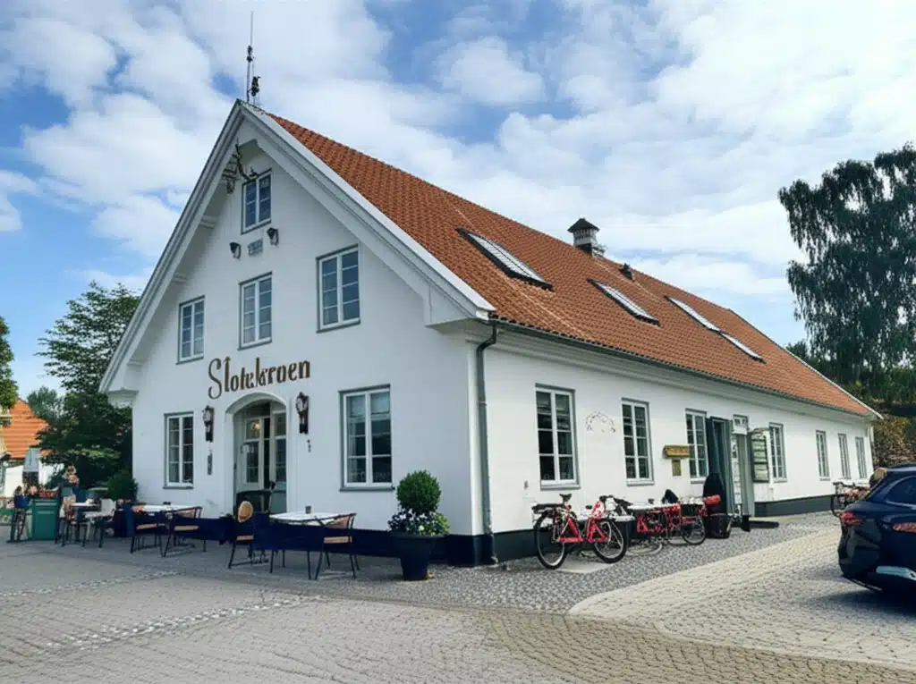 Slotskroen 1 Slotskroen: Historisk restaurant med dansk gastronomi og charme