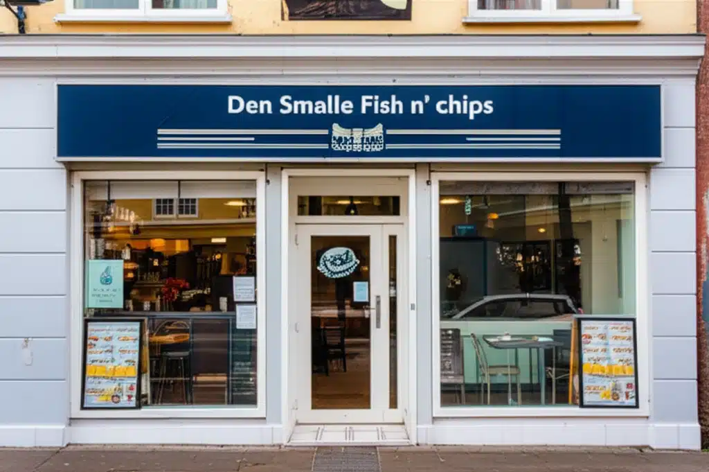 Den Smalle Fish n' chips 1 Smalle Fish n Chips: Klassisk britisk ret i Danmark