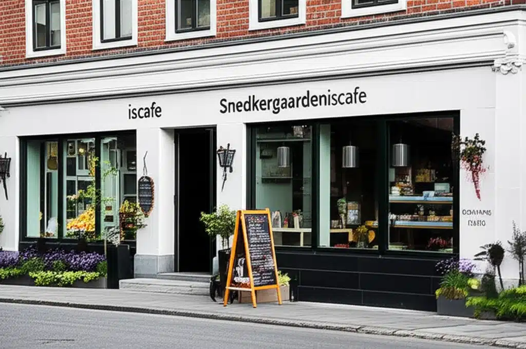Snedkergaarden iscafe 1 Snedkergaarden iscafe: Hyggelig atmosfære og lækker is i hyggelig bymiljø