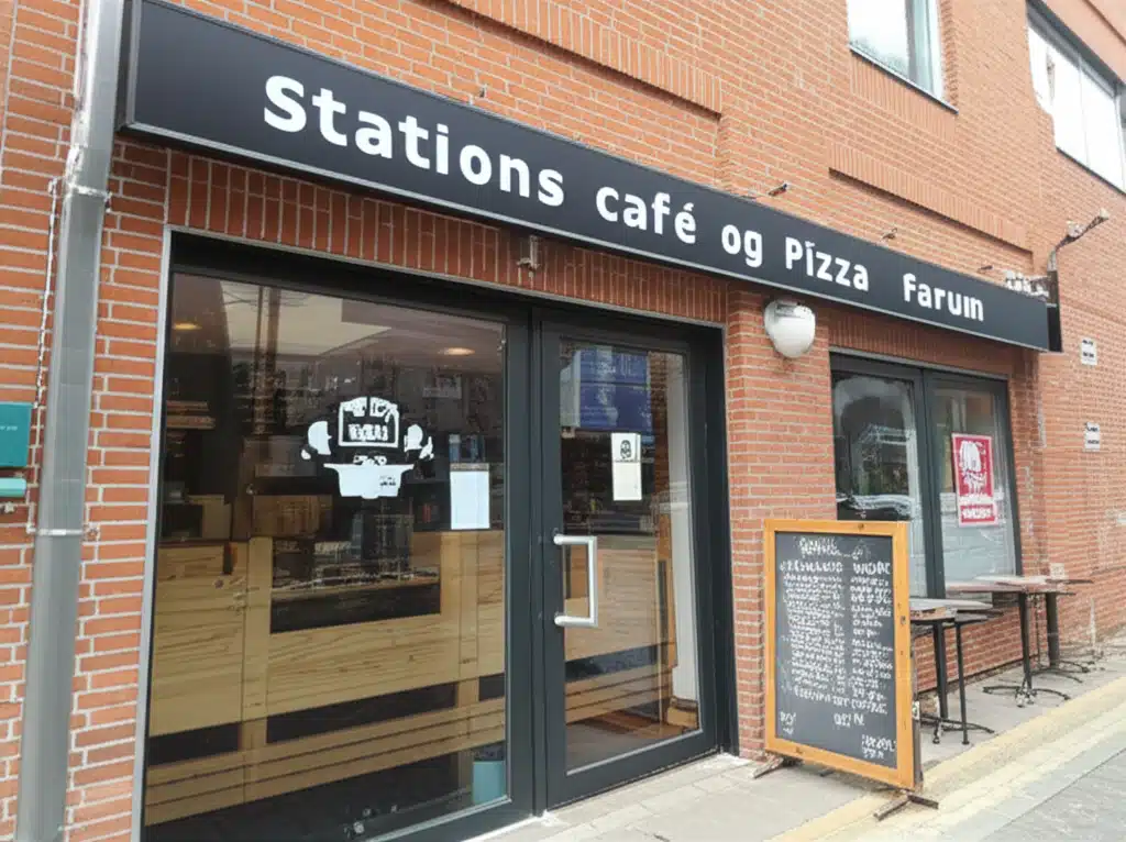 Stations Café og Pizza Farum 1 Stations Café og Pizza Farum: Lækker Pizza & Café