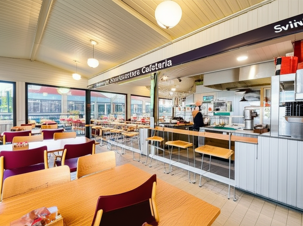 Svinninge Sportscenters Cafeteria 1 Svinninge Sportscenter: Indendørs Cafeteria med Sportshal og Fitness