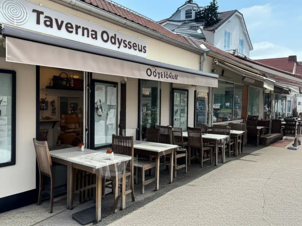 Taverna Odysseus 1 Taverna Odysseus: Græsk Restaurant med Authentisk Mad & Atmosfære