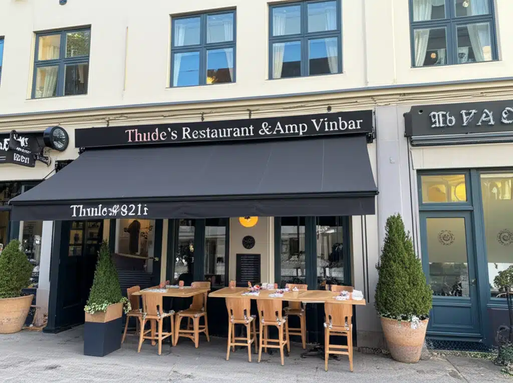 Thudes Restaurant & Vinbar: Lækker mad og vin i hyggelig atmosfære