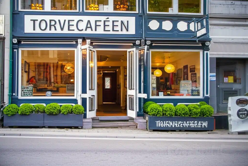 Torvecafeen 1 Torvecafeen: hyggelig cafe på torvet med lækker mad og kaffe