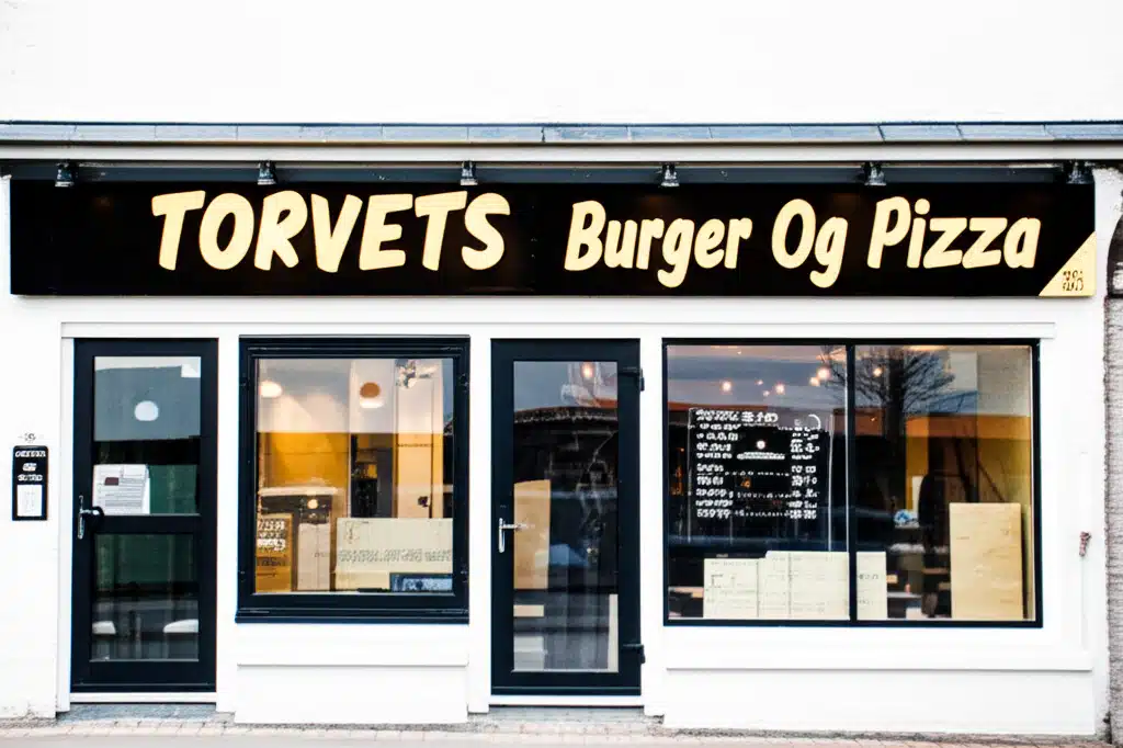 Torvets Burger Og Pizza 1 Torvets Burger Og Pizza: Lækre retter på byens torv