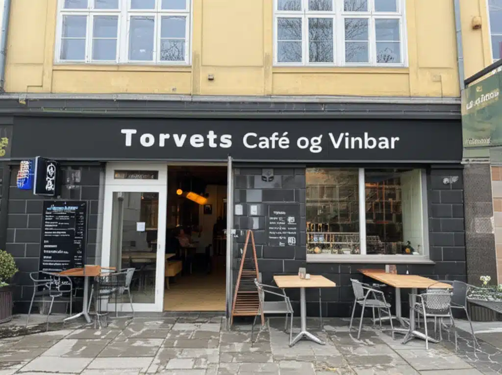Torvets Café og Vinbar 1 Torvets Café og Vinbar: Hyggelig atmosfære og lækre vine