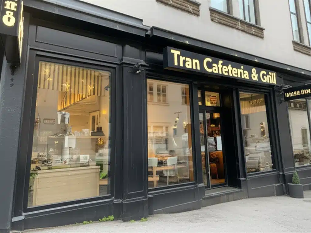 Tran Cafeteria & Grill 1 Tran Cafeteria & Grill: Lækker mad og drikke i hyggelig atmosfære