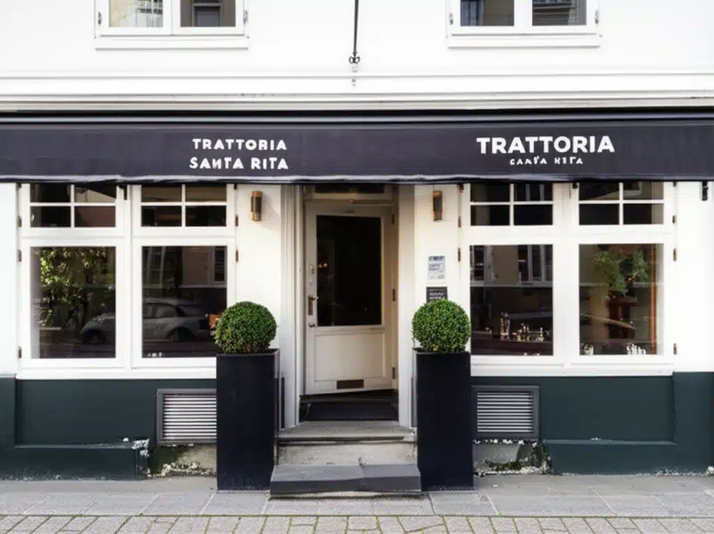 Trattoria Santa Rita 1 Trattoria Santa Rita: Autentisk italiensk madoplevelse i hyggelig atmosfære