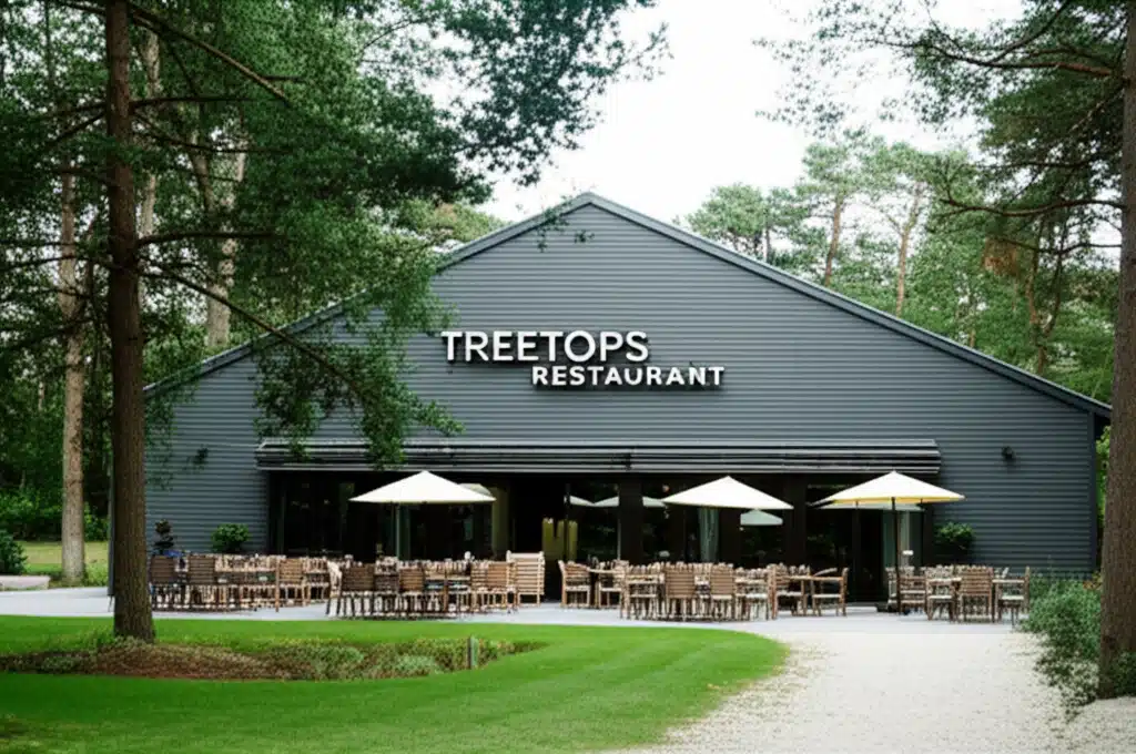 TreeTops Restaurant 1 TreeTops Restaurant: Udsigt og gastronomi i trætoppene