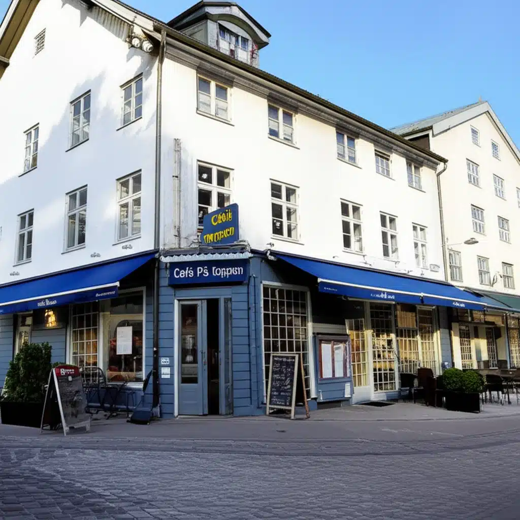 Café På toppen 1 Udsigt over byen med en kop kaffe på toppen