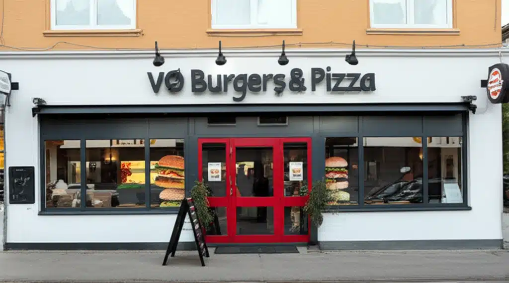 VØ Burgers & Pizza 1 VØ Burgers & Pizza: Lækre retter i København